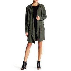 BB Dakota Carty drape front asymmetrical jacket